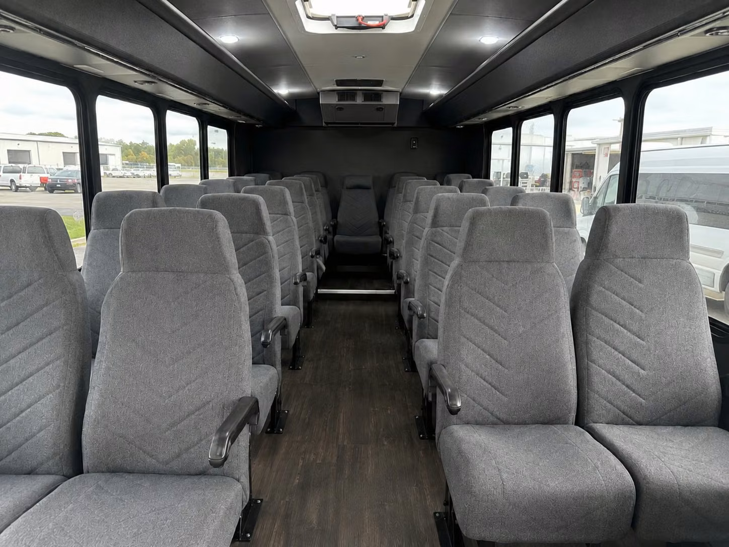 15 passenger minibus interior