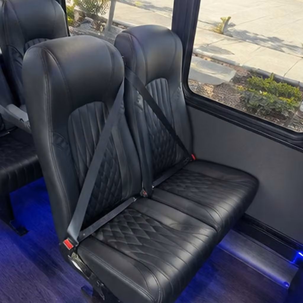 25 passenger minibus interior