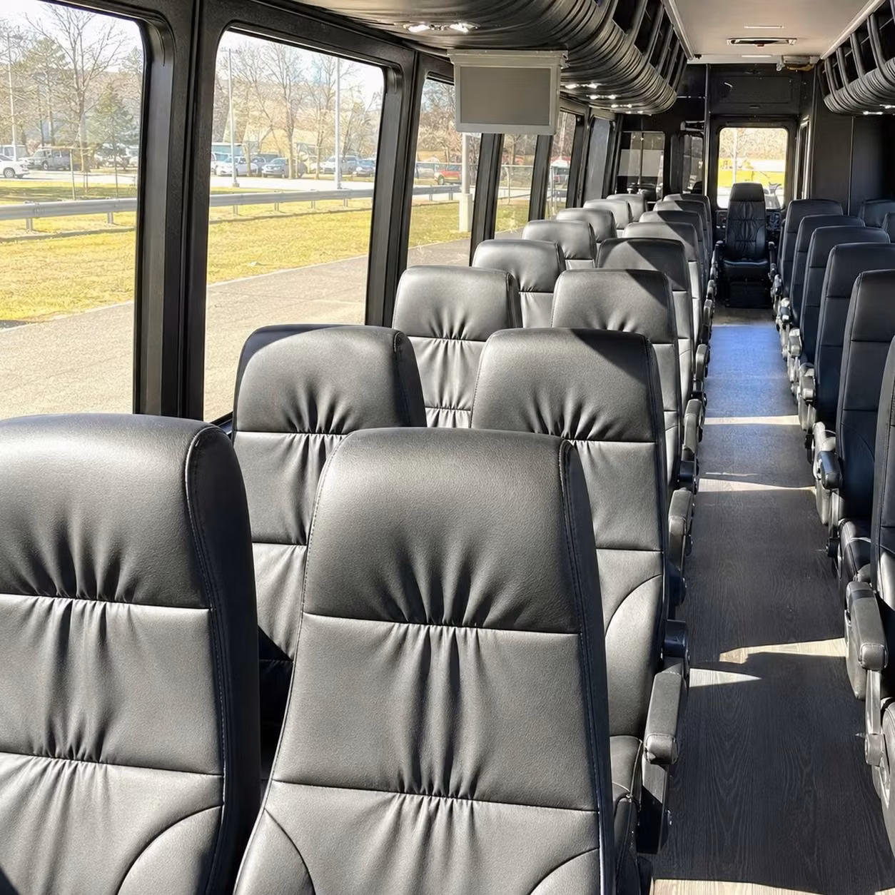35 passenger minibus inside