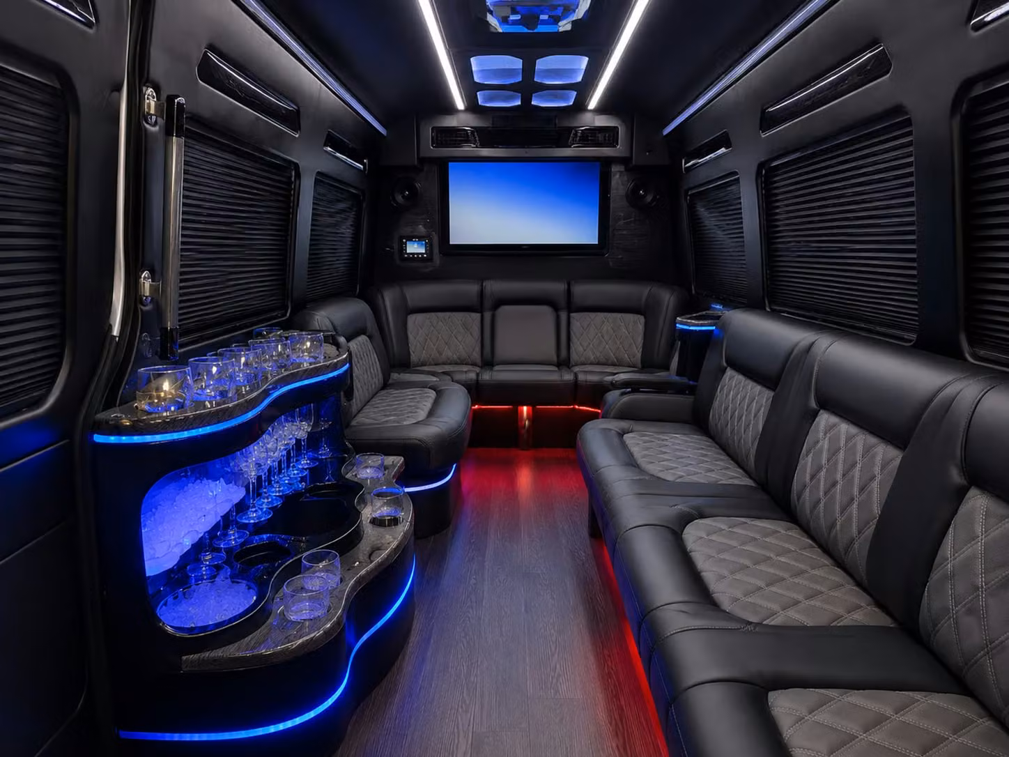 bus rental options for north little rock trips