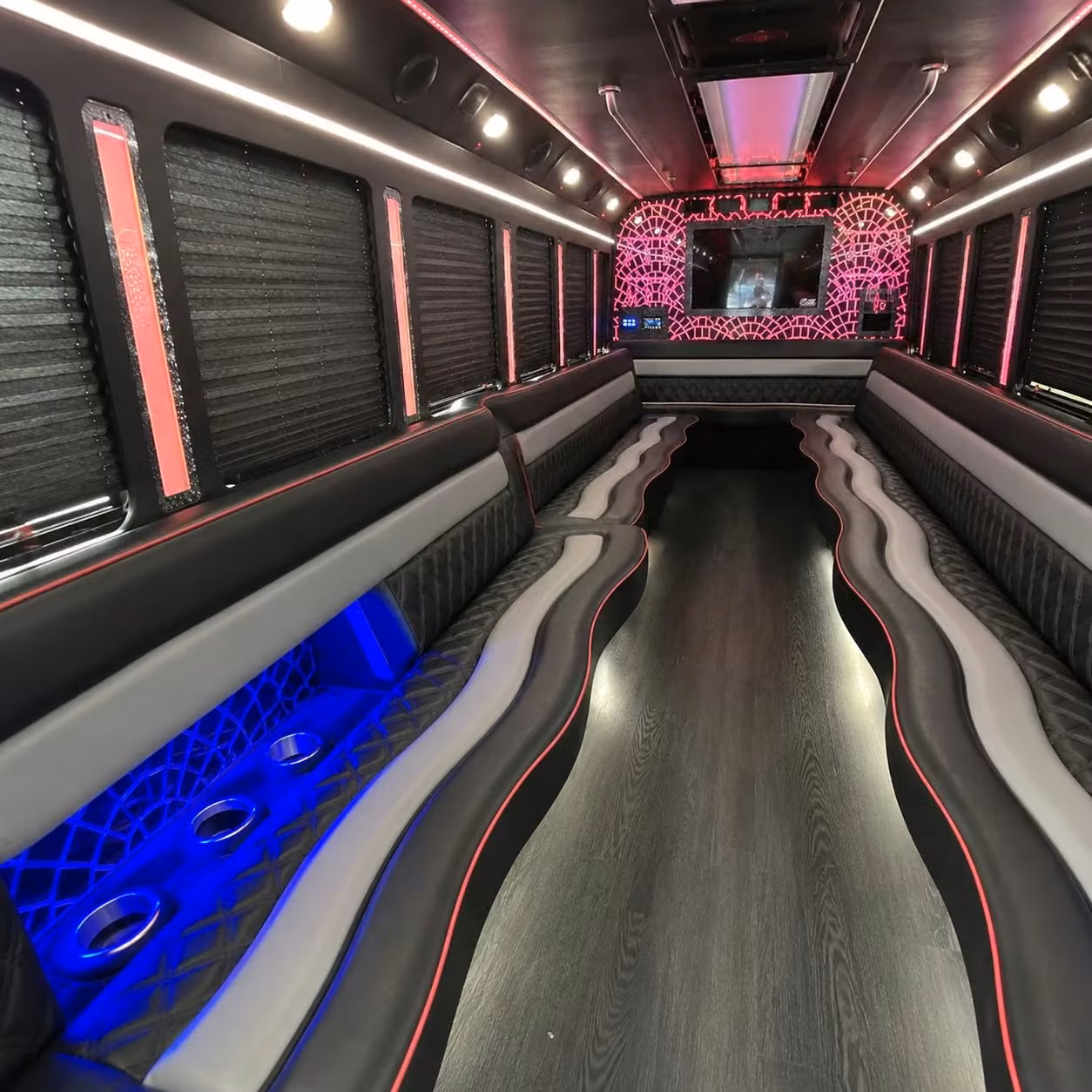 party bus rentals for north little rock concert nights